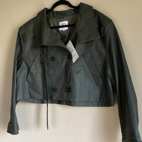 Zara Women's Black Cropped Jacket - Picture 3 of 5
